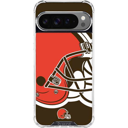 NFL Cleveland Browns Large Logo Google Pixel 10 Pro XL Clear Case